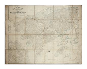 (NEW YORK CITY -- BRONX.) City of New York - General Map of the Borough of the Bronx. Western Division.